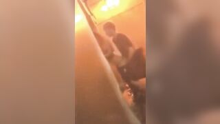 Horny amateur couple caught having sex after party and secretly filmed