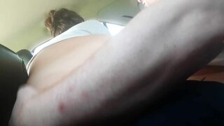 Wife's Horny Desires Drive Her To Have Naughty, Risque Sex In The Car