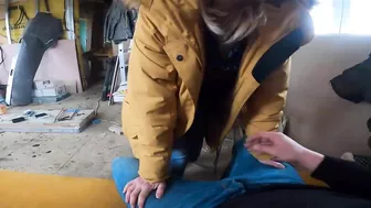 Caught on hidden camera gorgeous blonde having sex