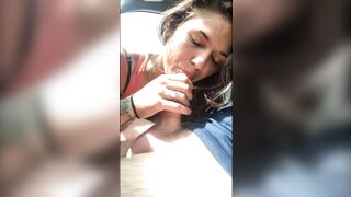 Wow! Raw, Uncut Oral Sex In The Car, Voyeuristic Pleasures!