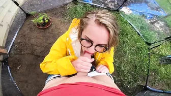 Admiring The Beautiful Scenery, The Blonde Feels An Intense Desire For Sex Admiring The Beautiful Scenery, The Blonde Feels An Intense Desire For Sex