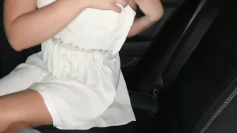 Public Sex In The Car With A Superb Woman