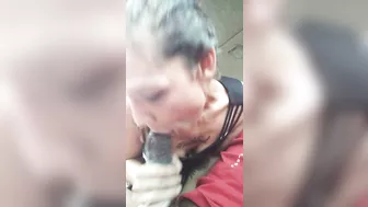 Nice hooker caught on hidden cam sex giving oral sex to client in car