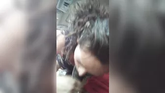 Nice hooker caught on hidden cam sex giving oral sex to client in car