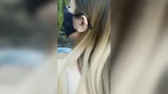 Kinky girlfriend loves blowjob and outdoor sex with her boyfriend