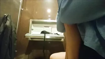 Superb mature woman meets boss in the restroom for quick intercourse Superb mature woman meets boss in the restroom for quick intercourse