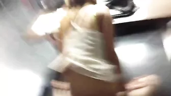 Risky sex with very sexy girl co-worker at work