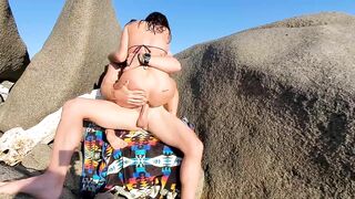 Awesome Sex At The Beach With Superb Woman - Great Moment Of Life!