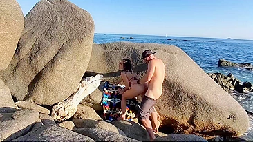 Awesome Sex At The Beach With Superb Woman - Great Moment Of Life!