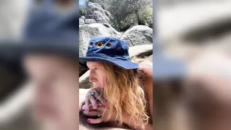 Amazing Outdoor Oral Sex, By The Rocks In A Sunny Day