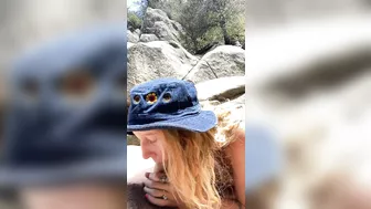 Amazing Outdoor Oral Sex, By The Rocks In A Sunny Day
