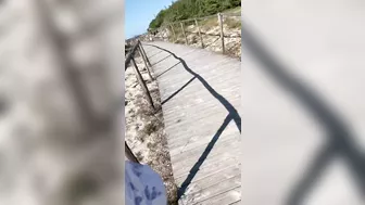 Wife's Daring Beach Oral Sex, So Taboo!