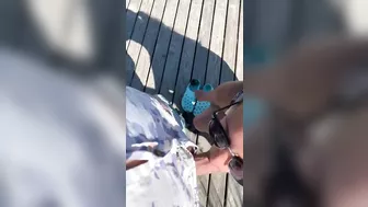 Wife's Daring Beach Oral Sex, So Taboo!