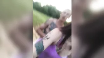 Hot And Naughty Couple Having A Steamy Outdoor Quickie