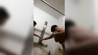 Hot Lesbian Couple Captures Steamy Nude Shower On Camera
