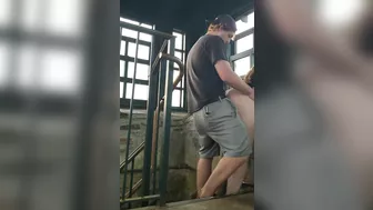 Sexy Amateur Couple Performs Daring Public Copulation