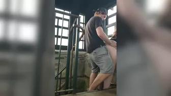 Sexy Amateur Couple Performs Daring Public Copulation