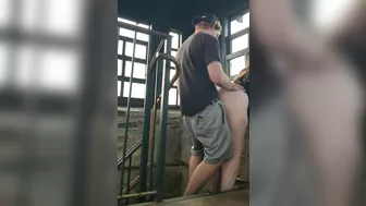 Sexy Amateur Couple Performs Daring Public Copulation