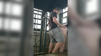 Sexy Amateur Couple Performs Daring Public Copulation