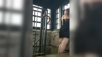 Sexy Amateur Couple Performs Daring Public Copulation