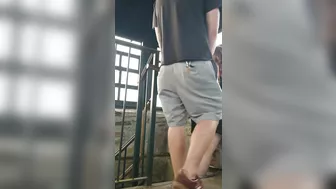 Sexy Amateur Couple Performs Daring Public Copulation