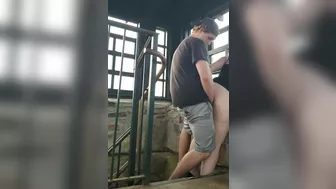 Sexy Amateur Couple Performs Daring Public Copulation