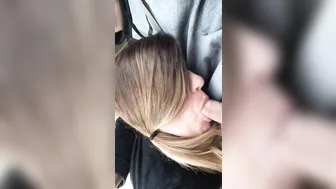 Shocking Public Blowjob In Moving Car With Lewd Gestures