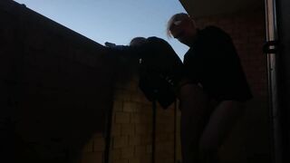 Hot Amateur Couple: Blowjob And Sex On The Balcony!