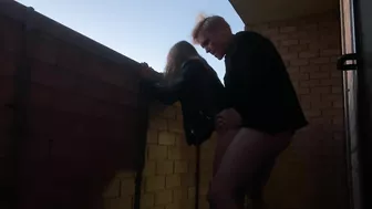 Hot Amateur Couple: Blowjob And Sex On The Balcony!