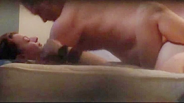 Slut girlfriend caught on hidden camera having sex with friend