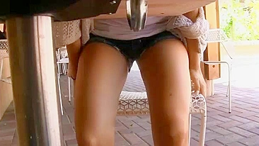 Scandalous! Risque Babe Flaunts Her Hot Bod In Public