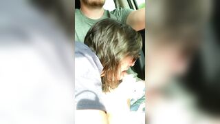 Hot Car Blowjob With Tasty Cum In Her Eager Mouth, Ending Fabulously