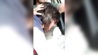 Hot Car Blowjob With Tasty Cum In Her Eager Mouth, Ending Fabulously