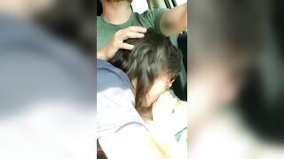 Hot Car Blowjob With Tasty Cum In Her Eager Mouth, Ending Fabulously