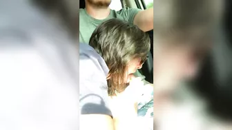 Hot Car Blowjob With Tasty Cum In Her Eager Mouth, Ending Fabulously