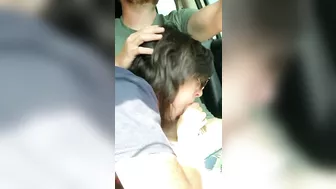 Hot Car Blowjob With Tasty Cum In Her Eager Mouth, Ending Fabulously