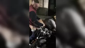 Dude Wildly Fucks Hot, Huge-Boobied Hoe With Phony Ass On Public Road