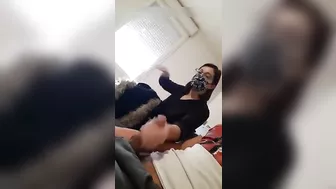 Woman helps stranger to jerk him off while waiting at doctor