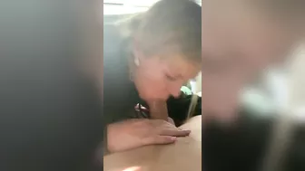 Wicked Slut Wife Gives Risky, Swift Blowjob To Stranger In Car