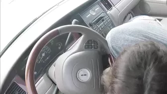 Risky Car-Blowjob Numerous Cum-Gargle Finale