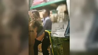 Hidden camera filmed manager fucking female employee in warehouse