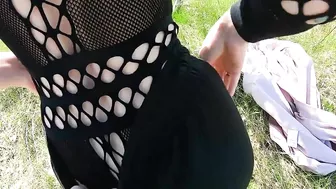 Pretty Girlfriend Having Sex Outdoor In The Lush Green Grass Pretty Girlfriend Having Sex Outdoor In The Lush Green Grass