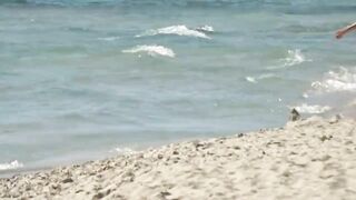 Sexy Nudists Spied On By Horny Voyeur On Spanish Beach