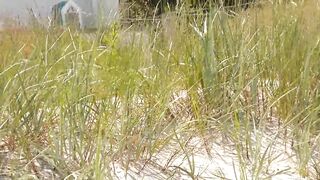 Topless German mom at the beach