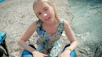 Sultry Horny Blonde Passionately Making Love On Sandy Beach