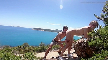 Wild Young Daring Amateurs Fucking Daringly Outdoor Close To The Beach