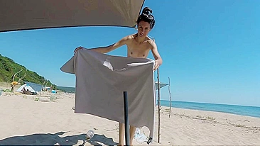 Scandalous! Nude Duo Self-Capturing On Bulgarian Shoreline