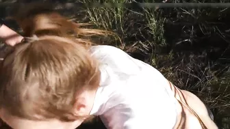 Tiny Slut Girlfriend Indulging In Steamy Forest Threesome Tiny Slut Girlfriend Indulging In Steamy Forest Threesome