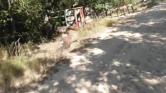 Salacious Sunbathing Lady, Flagrantly Flaunting Her Nakedness By The Seashore