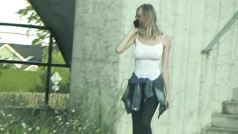 Perky, Nipple-Pinching Braless Tease With Delectable Tits Makes Me Horny!